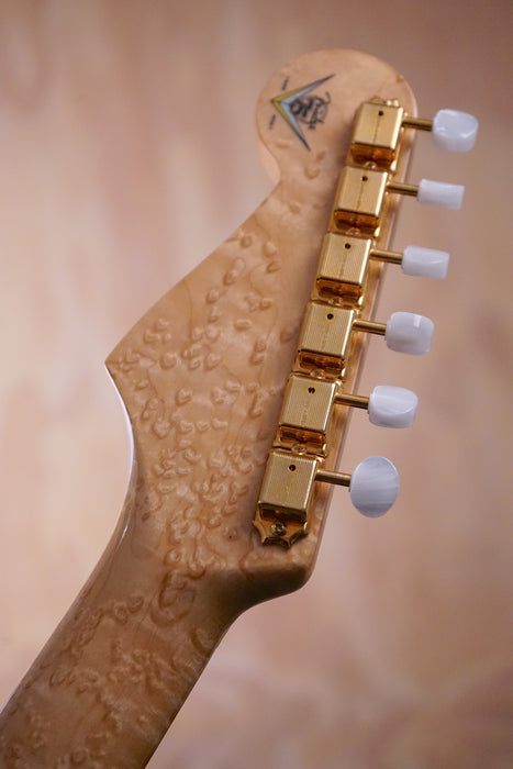 Fender Custom Shop 75th Anniversary Stratocaster NOS in Diamond White Pearl Electric Guitar, (Used) - Fair Deal Music