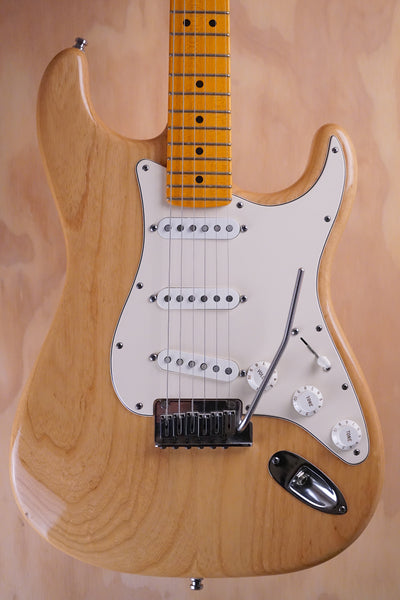 Fender Custom Shop Deluxe Trans Ash Stratocaster Natural Electric Guitar, (Used) - Fair Deal Music