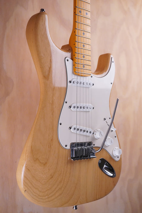 Fender Custom Shop Deluxe Trans Ash Stratocaster Natural Electric Guitar, (Used) - Fair Deal Music