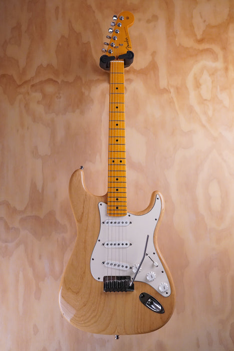 Fender Custom Shop Deluxe Trans Ash Stratocaster Natural Electric Guitar, (Used) - Fair Deal Music