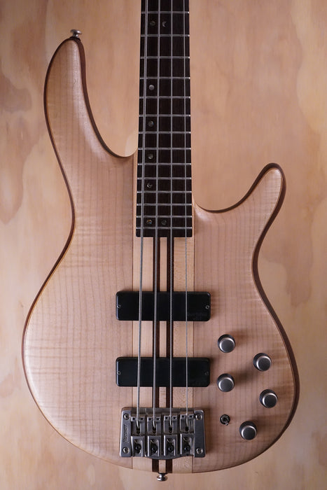 Cort Artisan A4 Plus FMMH Open Pore Natural Bass Guitar, (Used) - Fair Deal Music