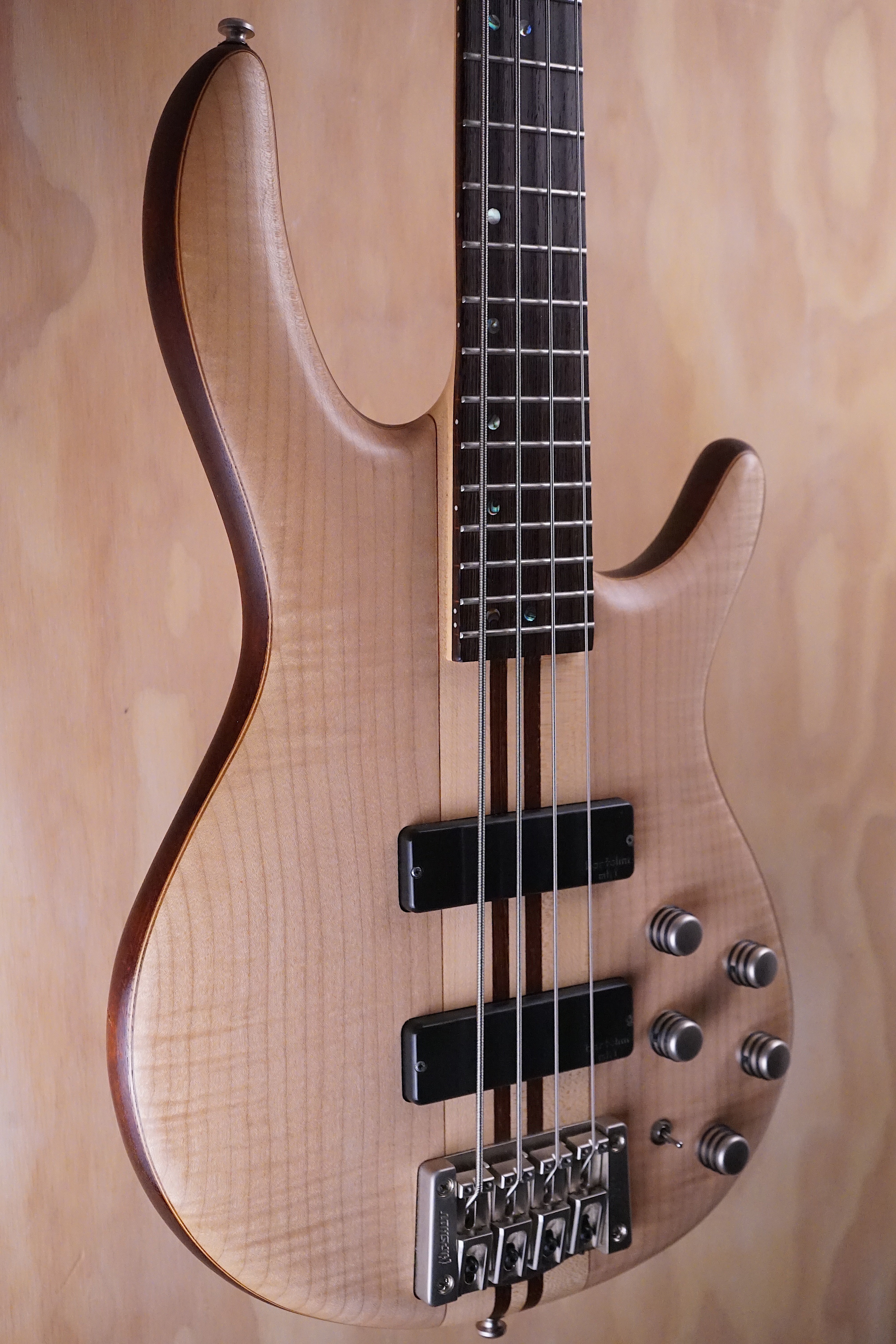 Cort Artisan A4 Plus FMMH Open Pore Natural Bass Guitar, (Used) - Fair Deal Music