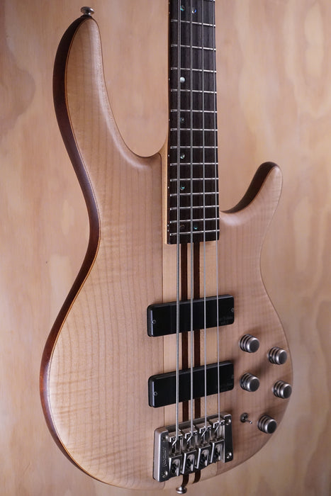 Cort Artisan A4 Plus FMMH Open Pore Natural Bass Guitar, (Used) - Fair Deal Music