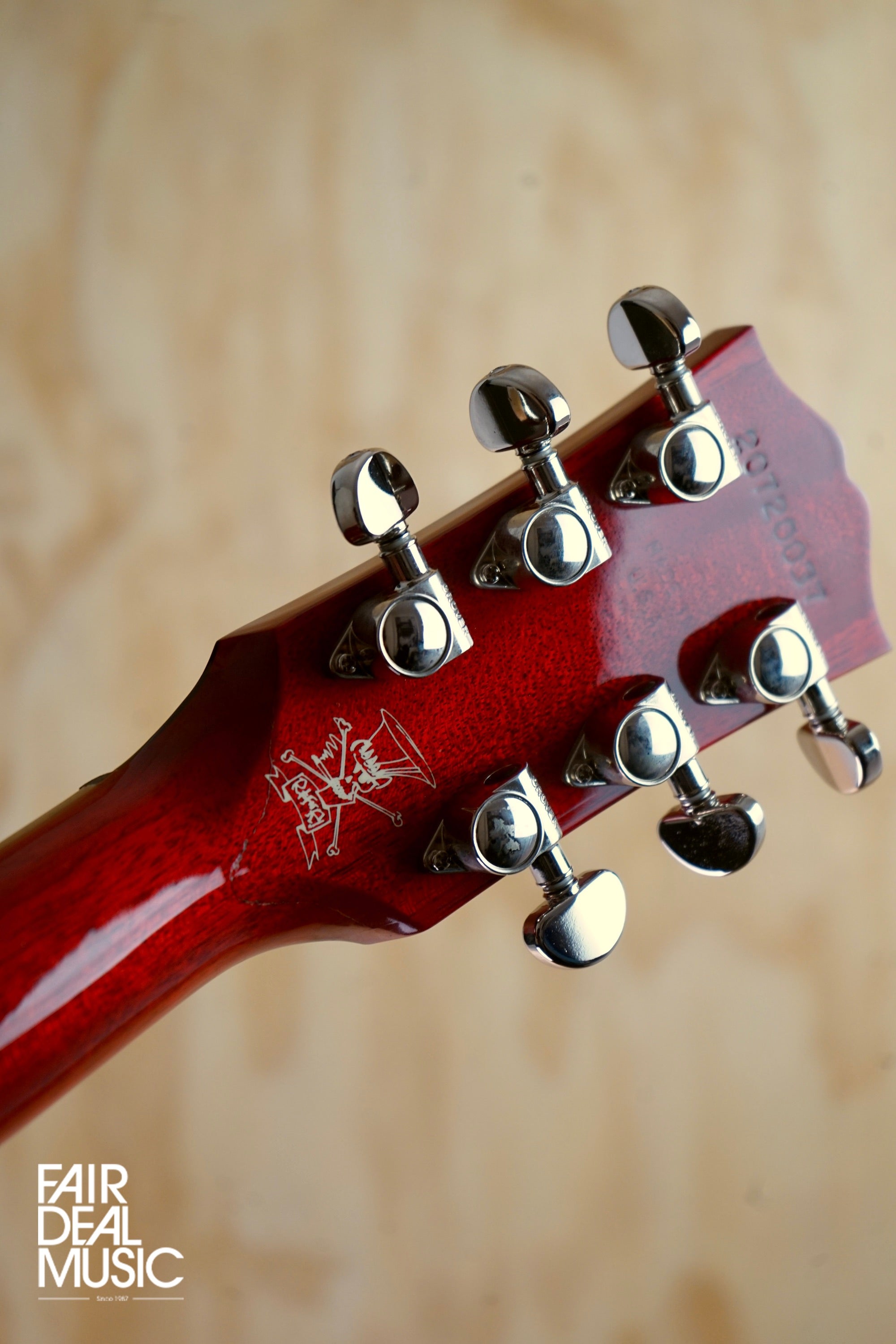 Gibson 2020 Slash J-45 Vermillion Burst, (Used) - Fair Deal Music