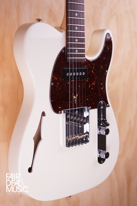 G&L ASAT Classic Thin Line in White, (Used) - Fair Deal Music