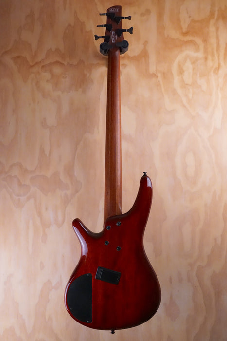 Ibanez SRMS805 in Brown Topaz Burst Bass Guitar, (Used) - Fair Deal Music