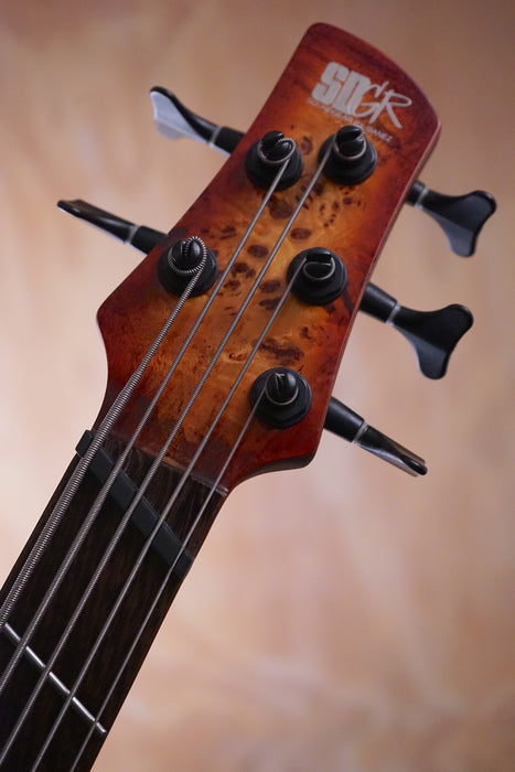 Ibanez SRMS805 in Brown Topaz Burst Bass Guitar, (Used) - Fair Deal Music