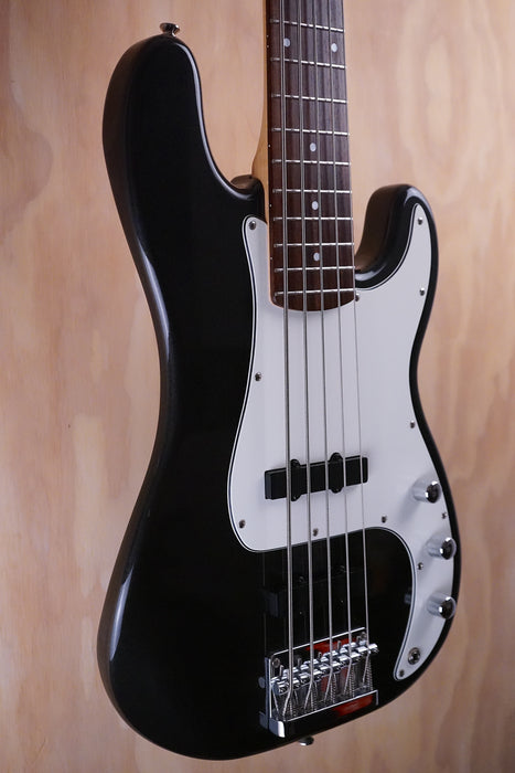 Squier Standard Precision Bass Special V in Black Bass Guitar, (Used) - Fair Deal Music