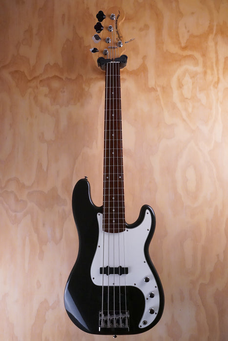 Squier Standard Precision Bass Special V in Black Bass Guitar, (Used) - Fair Deal Music