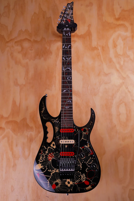 Ibanez JEM77 FP2 Black Floral Pattern, (Used) - Fair Deal Music