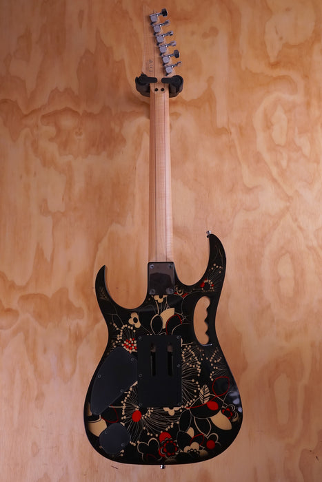 Ibanez JEM77 FP2 Black Floral Pattern, (Used) - Fair Deal Music