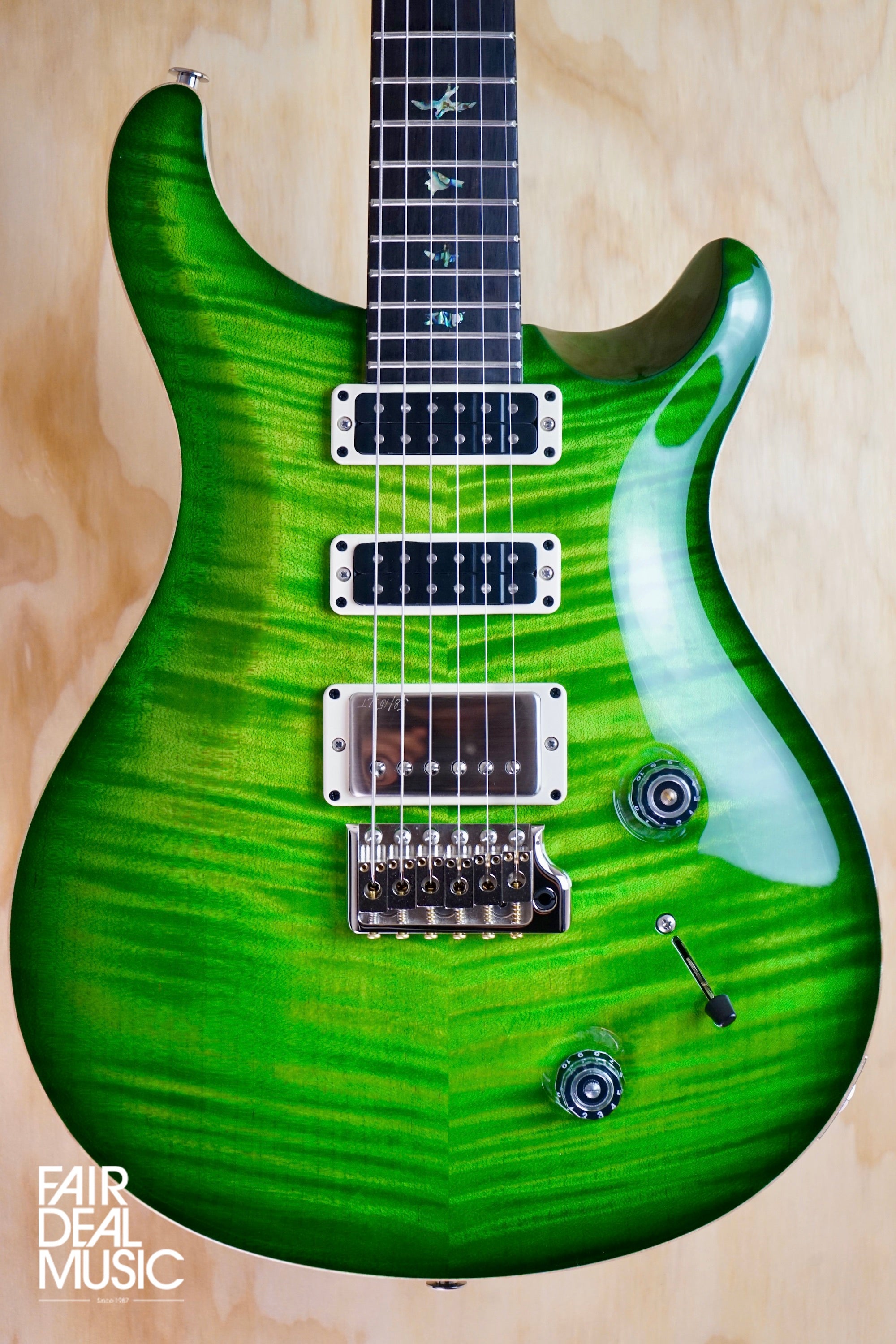 PRS 10 Top Wood Library Studio, Electric Guitar, Eriza Verde - Fair Deal Music