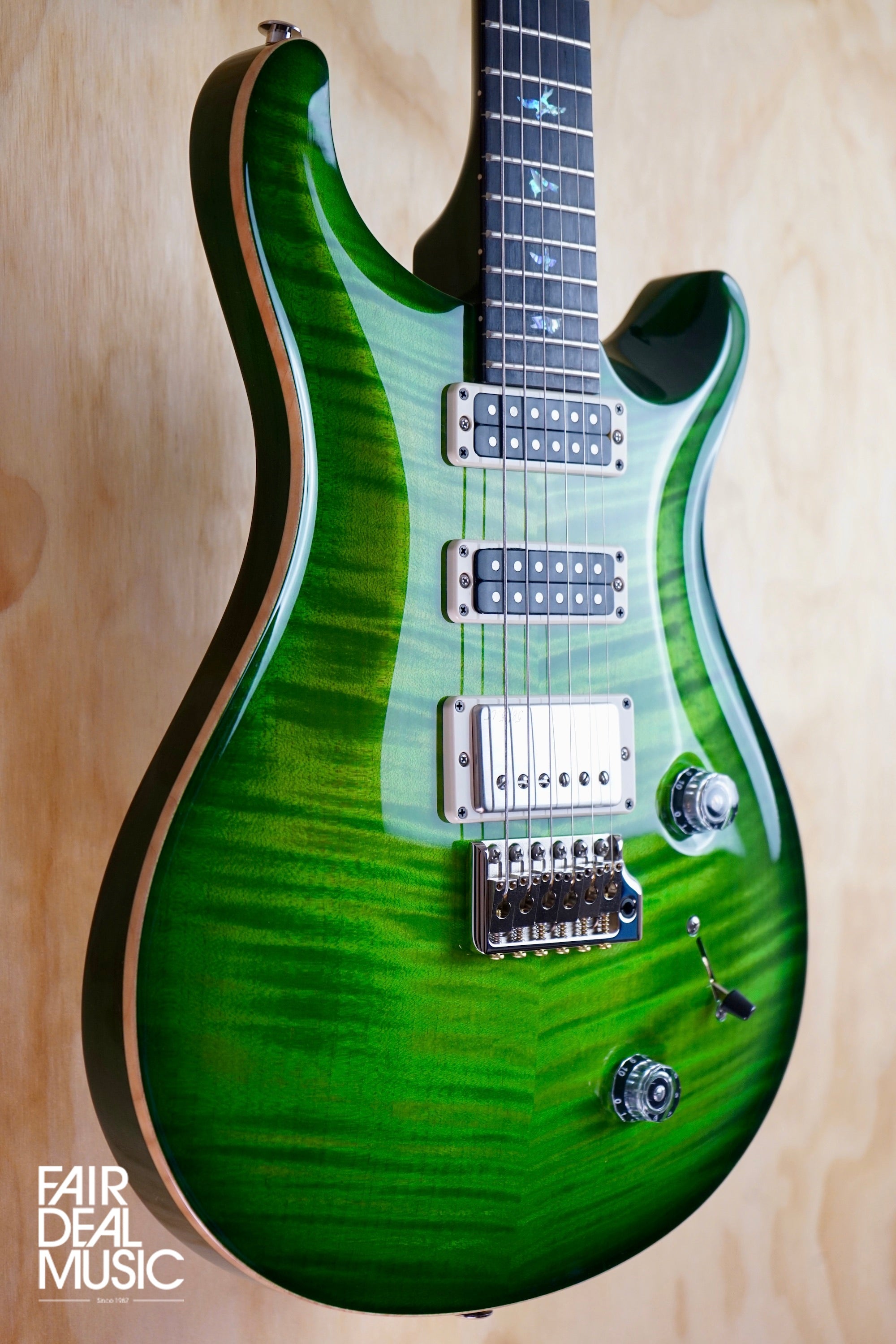 PRS 10 Top Wood Library Studio, Electric Guitar, Eriza Verde - Fair Deal Music