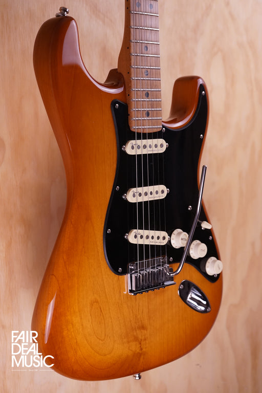 Fender Limited Edition American Ultra Stratocaster in Honey Burst with Roasted Maple neck, USED - Fair Deal Music