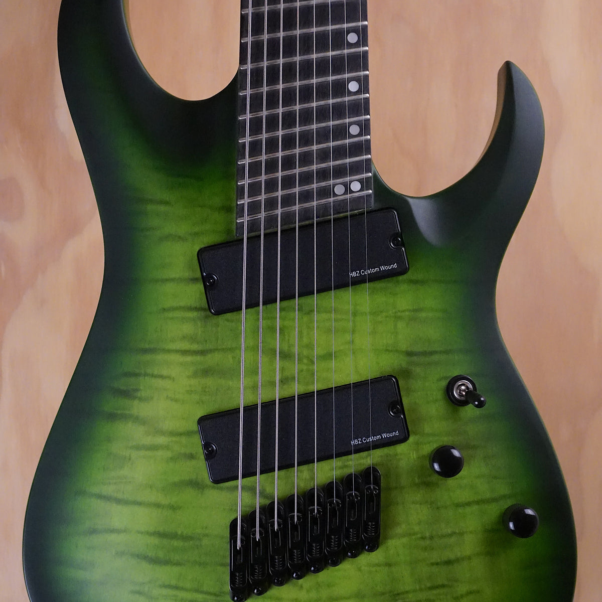 Harley Benton MultiScale-8 NT QEB DLX Electric Guitar, (Used