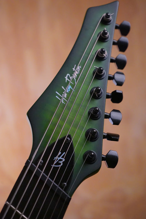 Harley Benton MultiScale-8 NT QEB DLX Electric Guitar, (Used) - Fair Deal Music