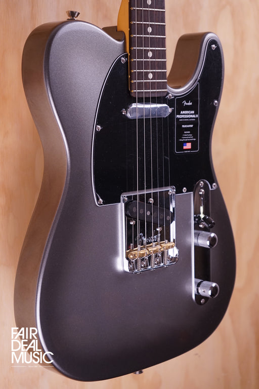 Fender American Professional II Telecaster RW, Mercury, Ex Display - Fair Deal Music