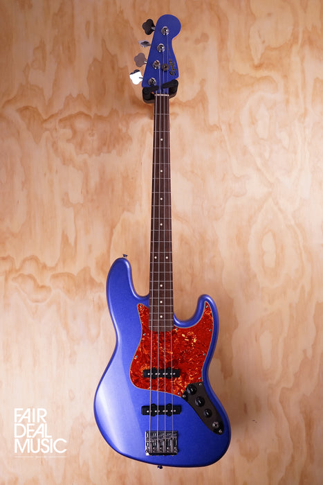 Squier Contemporary Jazz Bass in Ocean Blue Metallic, USED - Fair Deal Music
