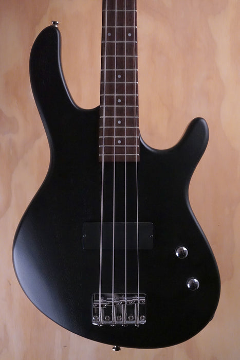 Cort Action Junior Open Pore Black Bass Guitar, (Used) - Fair Deal Music