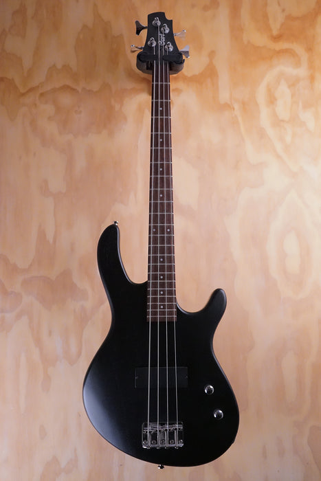 Cort Action Junior Open Pore Black Bass Guitar, (Used) - Fair Deal Music