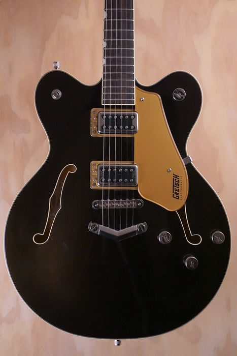 Gretsch G5622 Electromatic Center Block Double-Cut with V-Stoptail in Black Gold Semi Hollow Guitar, (Used) - Fair Deal Music