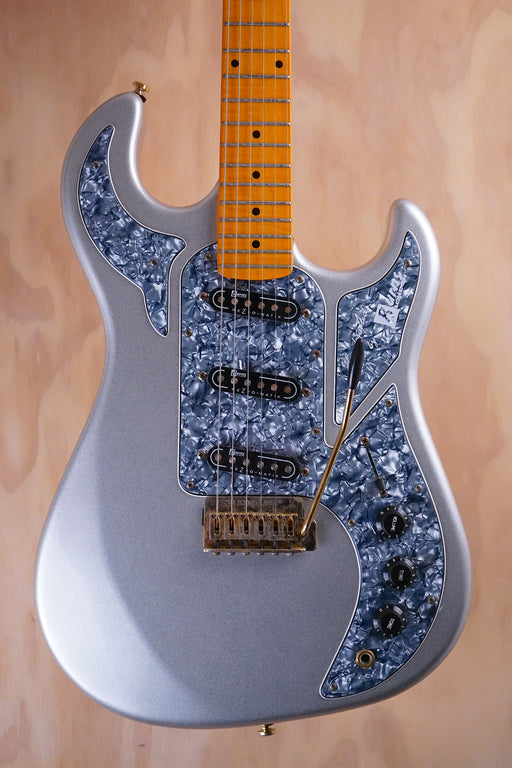 Burns Club Series Marquee Silver Electric Guitar, (Used) - Fair Deal Music