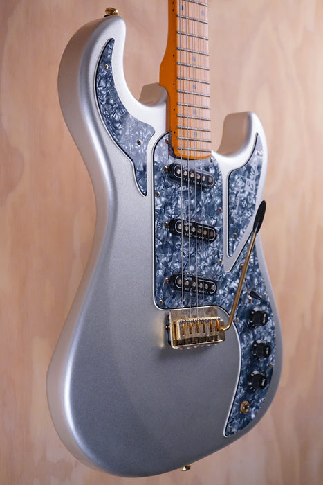 Burns Club Series Marquee Silver Electric Guitar, (Used) - Fair Deal Music