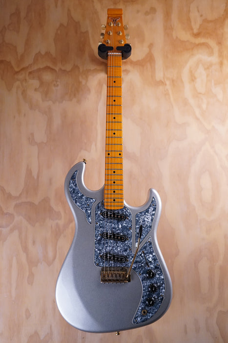 Burns Club Series Marquee Silver Electric Guitar, (Used) - Fair Deal Music