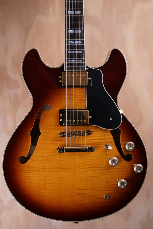 Yamaha SA2200 Violin Sunburst MIJ Semi Hollow Guitar, (Nearly New) - Fair Deal Music