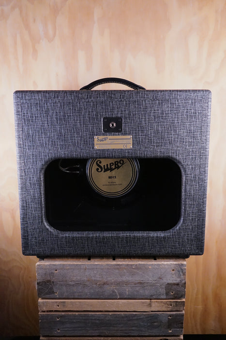 Supro Black Magick head with two matching 1x12 Black Magick cabinets Guitar Amplifiers, (Used) - Fair Deal Music