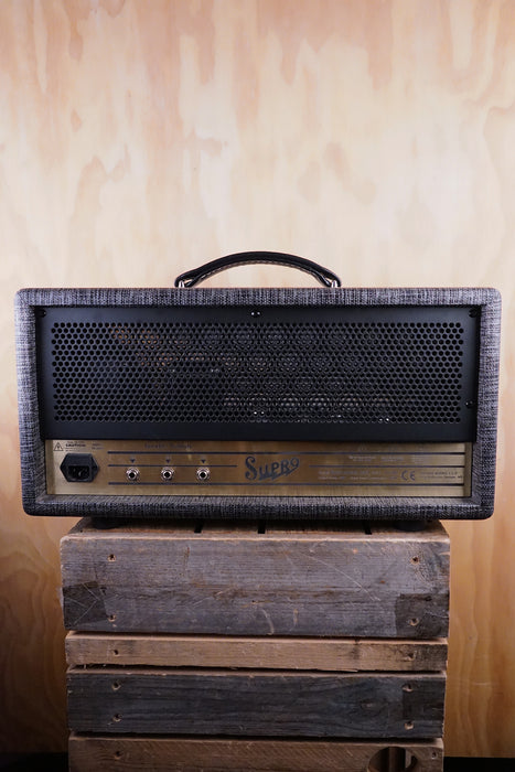 Supro Black Magick head with two matching 1x12 Black Magick cabinets Guitar Amplifiers, (Used) - Fair Deal Music