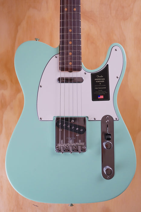 Fender American Vintage II '63 Telecaster RW, Surf Green, Open Box - Fair Deal Music
