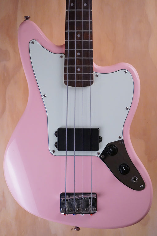 Fender Squier FSR Affinity Series Jaguar Bass Shell Pink Bass Guitar, (Used) - Fair Deal Music