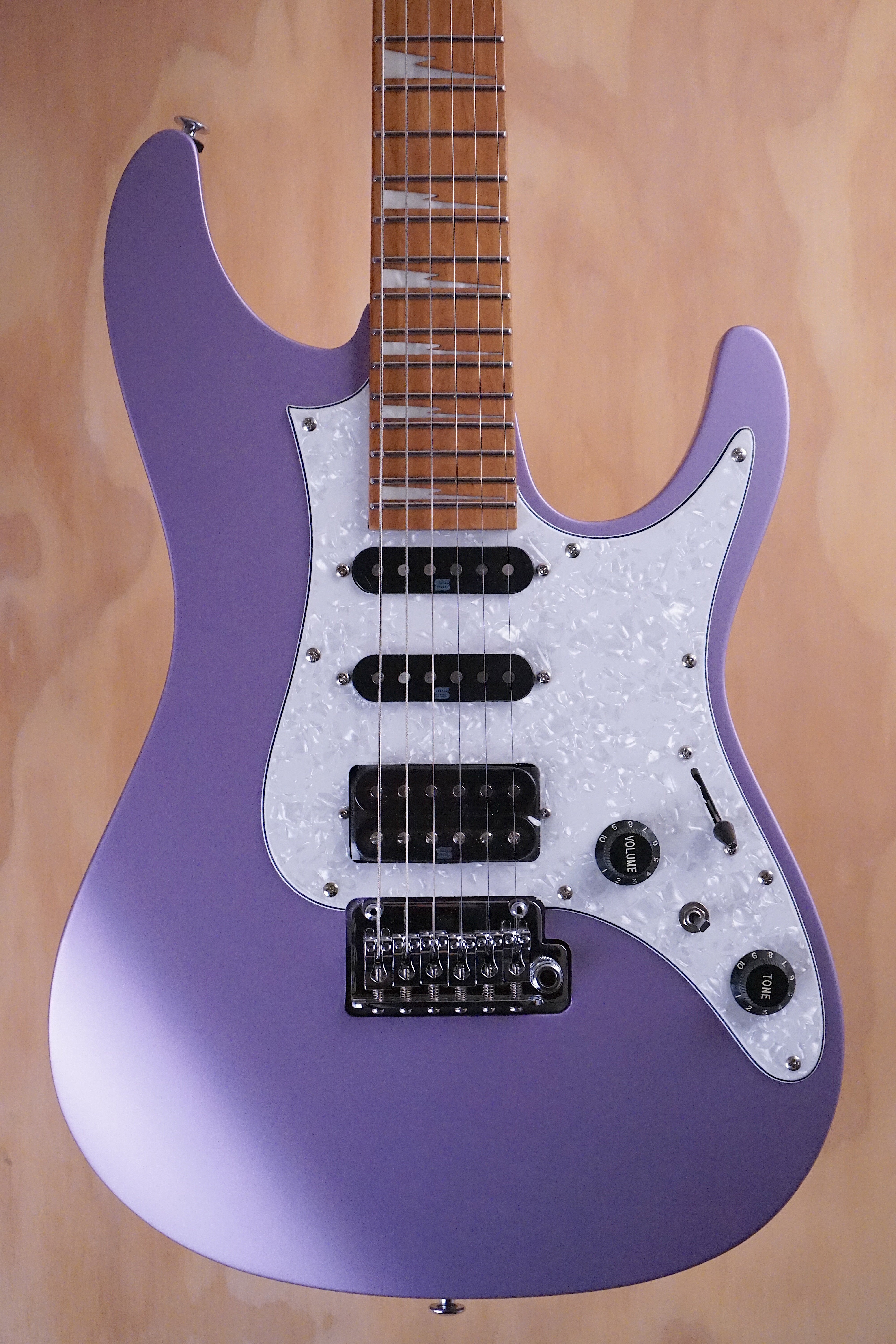 Ibanez Signature MAR10-LMM Mario Camarena Lavender Metallic Matte Electric Guitar Ex Display - Fair Deal Music