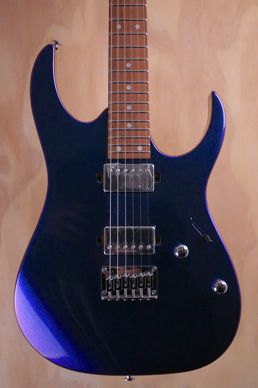 Ibanez GRG121SP Gio RG Electric Guitar, Blue Metal Chameleon, Ex Display - Fair Deal Music