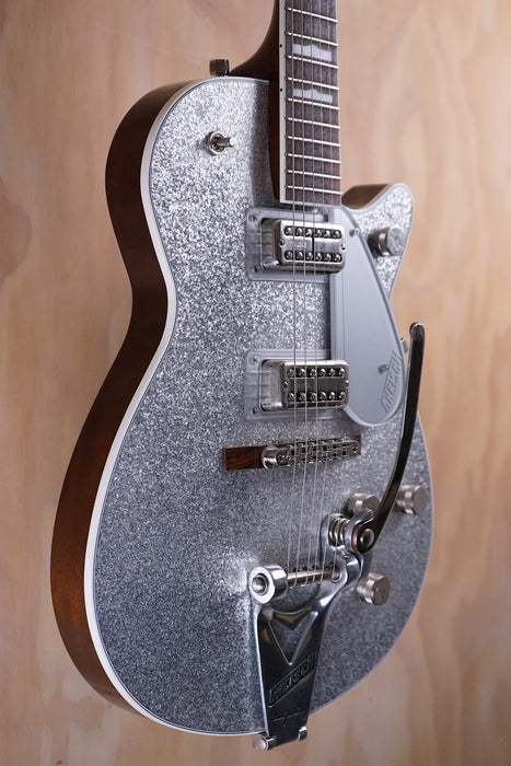 Gretsch G6129T Silver Sparkle Electric Guitar, (Used) - Fair Deal Music