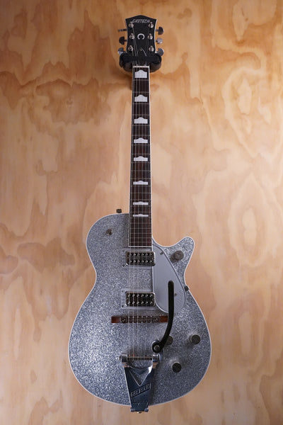 Gretsch G6129T Silver Sparkle Electric Guitar, (Used) - Fair Deal Music