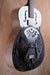 Dobro D-33 resonator with an added Johnny Eleca SH-3 Single Coil Magnetic Soundboard Slimline Pickup Resonator Guitar, (Used) - Fair Deal Music