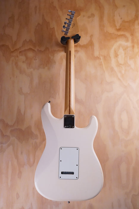 Fender Mexican Standard Stratocaster Left-Handed in Olympic White Electric Guitar, (Used) - Fair Deal Music