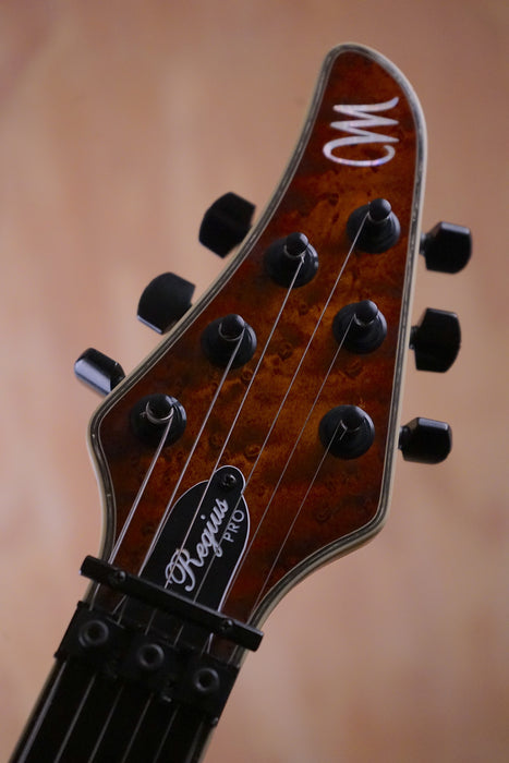Mayones Regius Pro 6 in Trans Dirty Brown Burst Electric Guitar, (Used) - Fair Deal Music