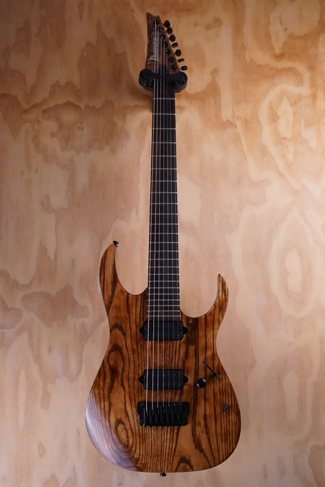 Ibanez RGIXL7ABL RG Iron Label in Antique Brown Stained Low Gloss Electric Guitar, (Used)