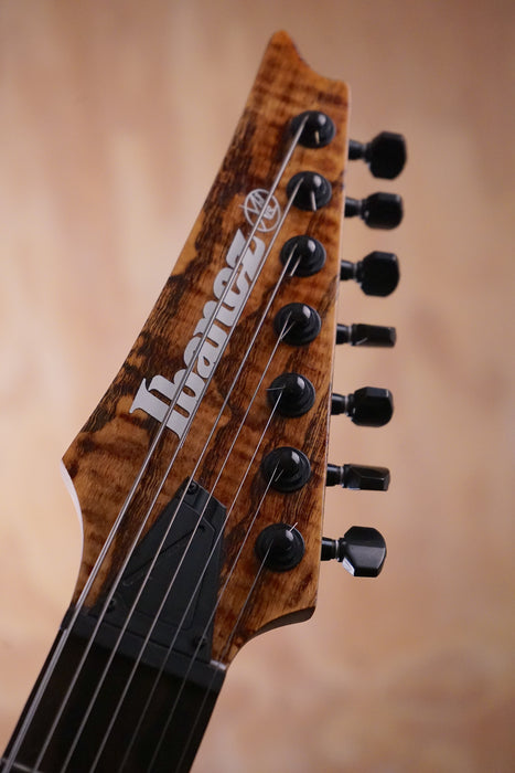Ibanez RGIXL7ABL RG Iron Label in Antique Brown Stained Low Gloss Electric Guitar, (Used)