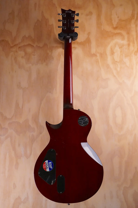 ESP LTD EC-1000 QM Black Cherry FL Electric Guitar, (Used)