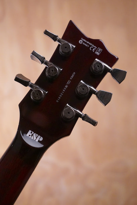 ESP LTD EC-1000 QM Black Cherry FL Electric Guitar, (Used)