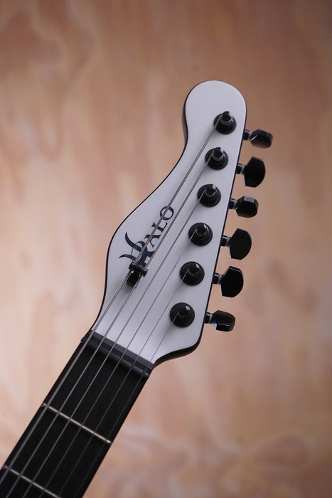 Halo SALVUS 6-String Baritone in White Electric Guitar, (Used)