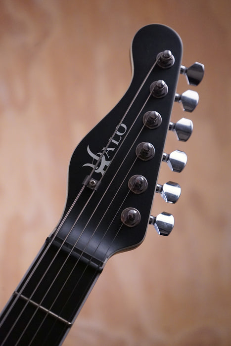 Halo SALVUS 6-String Baritone in Black Electric Guitar, (Used)