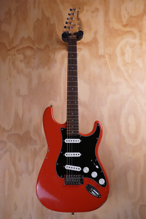 Stratocaster Partscaster in Roadworn Fiesta Red Electric Guitar, (Used)