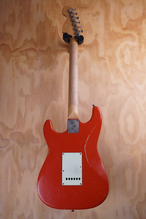 Stratocaster Partscaster in Roadworn Fiesta Red Electric Guitar, (Used)