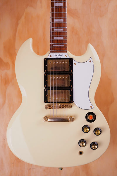 Epiphone Les Paul (SG-style) Custom in Antique Ivory, (Used) - Fair Deal Music
