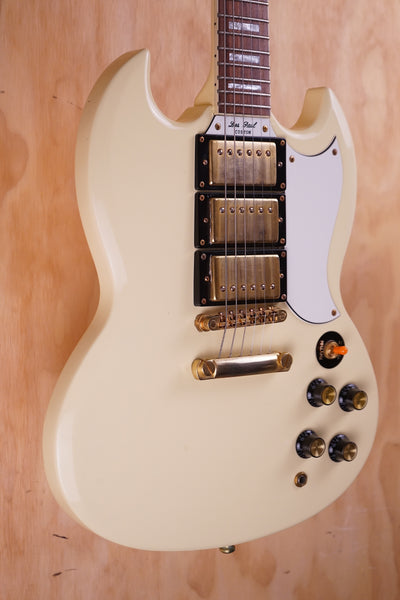 Epiphone Les Paul (SG-style) Custom in Antique Ivory, (Used) - Fair Deal Music